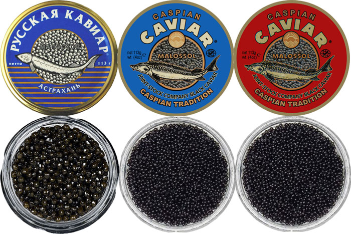 Caviale: Beluga, Osetra, Sevruga Caviale: Beluga, Osetra, Sevruga